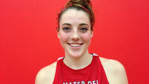 Santa Ana Mater Dei&#39;s Katie Lou Samuelson looked in mid-season form during Thursday scrimmage - Katie-Lou-Samuelson-576