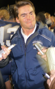 Coach Coley Candaele and his team at Vista Murrieta went 13-1 after going 14-0 on-the-field in 2011.