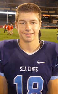 Kicker Grif Amies from Corona del Mar of Newport Beach tied the Cal-Hi Sports state record by making 22 field goals.