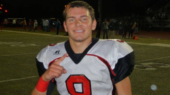 With junior QB Robert Webber at the controls, Corona Centennial's offense obliterated a state record with more than 8,500 total yards. Photo: Mark Tennis.