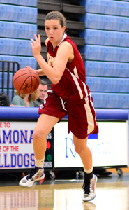 Freshman Sierra Campisano from Torrey Pines of San Diego is already turning heads with her versatile skills. Photo by Anna Scipione.