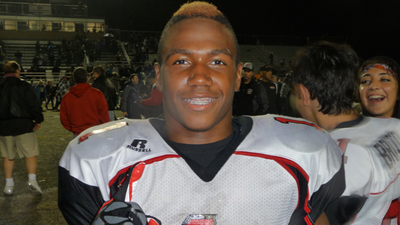 Junior running back Tre Watson scored the winning touchdown for Corona Centennial in the team's 41-34 win over Narbonne in the CIF Southern California Open Division regional final.