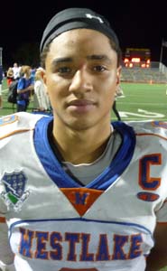 Dashon Hunt of Westlake was all-state as a sophomore, junior and now as a senior.