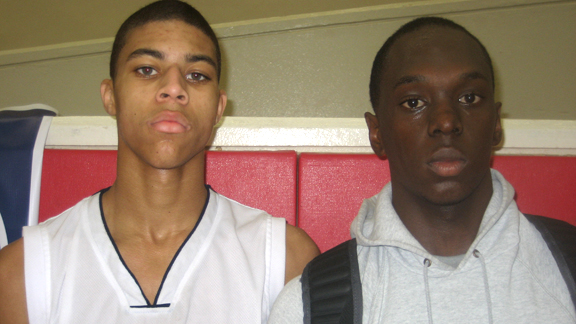 Derryck Thornton (left) is headed to Findlay Prep and that means Devearl Ramsey will be able to play his natural position next season.    