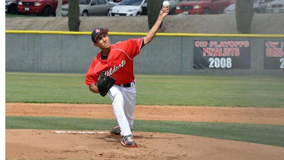 Sophomore David Barela's shutouts of Redlands and Cajon have helped propel Redlands East Valley into this week's state top 20. Photo courtesy Redlands East Valley High School.