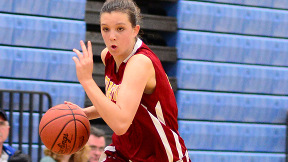 Sophomore Sierra Campisano of San Diego Torrey Pines scored 36 points in one game earlier this week and continues to recover from health scare. Photo by Anna Scipione.