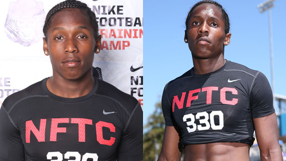 Gardena Serra's Adoree' Jackson could be headed for a sensational season as a running back, receiver, corner and kick returner.  Photo: Student Sports