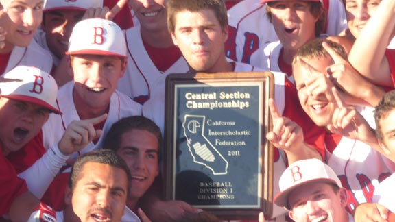 The 2011 baseball team at Buchanan of Clovis, which was State Team of the Year and No. 1 in the ESPN FAB 50, is featured on the cover of the new Cal-Hi Sports e-book.