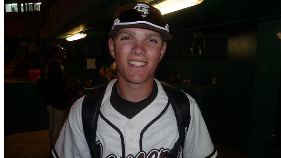 Michael Strem's 66-pitch perfect game gained national headlines, but the senior pitched and hit at a very high level all season long for St. Francis of Mountain View. Photo: Mark Tennis.