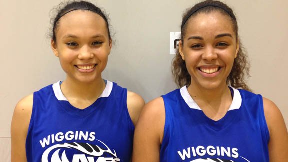 Mai-Loni Henson and Sabrina Callahan (right) led La Jolla Country Day to a win over Oak Ridge of El Dorado Hills during pool play. Callahan recently committed to UC Santa Barbara and there are a plethora of girls competing at this year's San Diego Classic who will eventually sign with D1 colleges. Photo: Harold Abend