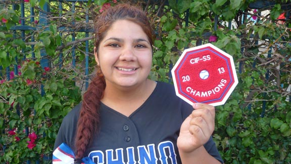 All-State Underclass pitcher Miranda Viramontes led Chino to the CIF Southern Section Division II championship. She has committed to Utah. Photo: Mark Tennis.