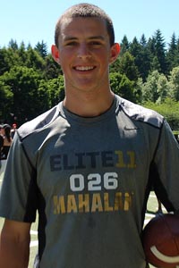 Morgan Mahalak of Coach Moayed's team went to the Elite 11 finals this year after Jared Goff went last year.