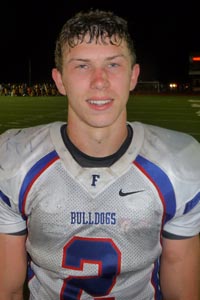 Junior fullback-linebacker Bailey Laolagi and his team at Folsom travel to play Granite Bay on Friday. Photo: Mark Tennis.