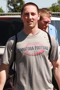 QB Jonathan Walters of Saratoga is one of the state's top returning stat leaders from last season. Photo: Willie Eashman.