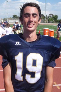 Lucas Alfonso from No. 21 Notre Dame of Sherman Oaks is one of the best kickers in the state.