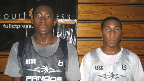 Reverend Maduakor (left) and Uchenna Okenne worked hard all summer to elevate their recruiting stock and hope to springboard that to a memorable senior season at Narbonne of Harbor City.    