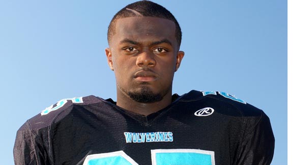 Deer Valley linebacker Malik Hutchings has discovered his football talents in plenty of time for him to have a bright future playing the sport. Photo: Courtesy SportStars Magazine.