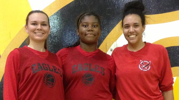 Alyssa Anderson (UNLV), Amy Okonkwo (USC) and Daeja Smith (Cal State Fullerton) are the frontline players who should make Etiwanda one of state's top teams.  