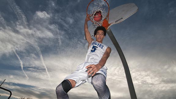 Michigan-bound D.J. Wilson has helped Capital Christian climb in Northern California. His team plays Bishop O'Dowd of Oakland in a major matchup on MLK Day. Photo: James K. Leash/SportStars.