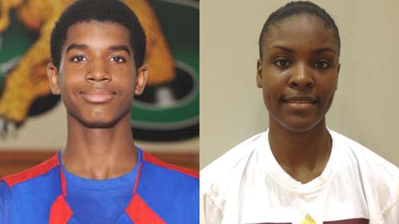 Marquese Chriss is a 6-foot-9 junior to watch from Pleasant Grove of Elk Grove. Imani Littleton (right) from Bishop's of La Jolla racked up 43 points in a game last week. Photos: Ronnie Flores & Harold Abend.