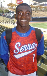 Marcus Wilson is an elite outfielder who has committed to USC. Photo: Mark Tennis.