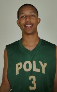 Center Jordan Dallas was a standout at Long Beach Poly as a junior. Photo: Mark Tennis.