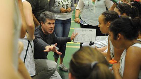 Andrew Butcher, who has been head coach at Santa Barbara for 32 years, is this year's top statewide honoree for Division III. Photo: Paul Wellman/Courtesy Santa Barbara Independent. For newspaper story on team and coach, CLICK HERE.