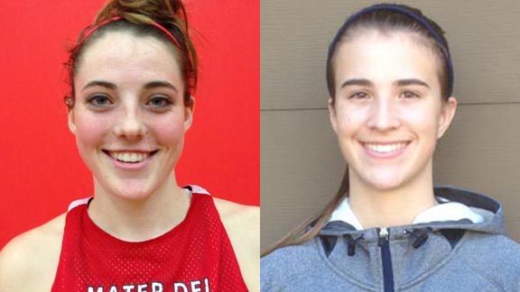 Both Katie Lou Samuelson (left) and Sabrina Ionescu (right) have been chosen as a Cal-Hi Sports state player of the year in two categories. Photos: Harold Abend.