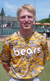 Alec Garrett had an RBI single and later doubled for Temecula Valley in Boras Classic title game loss to Elk Grove. Photo: Mark Tennis.