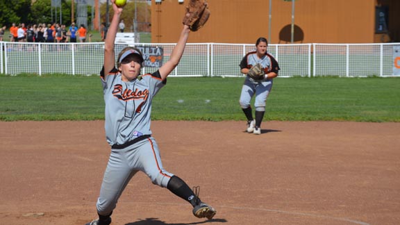 Katie Kibby has been a sophomore sensation all season long for Vacaville, which hasn't lost starting the CIF Sac-Joaquin Section Division I playoffs. Photo: Kelsey Kibby (sister).