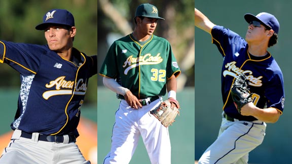 Brady Aiken, Jacob Gatewood and Alex Jackson headline the 10 California natives taken in the opening round of the 2014 MLB Draft. Photo courtesy of Student Sports