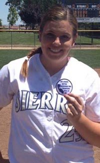 Allie Walljasper from Sierra of Manteca is headed to LSU after being named as the Modesto Bee's Player of the Year. She has been among the top players in the CIF Sac-Joaquin Section since she was a freshman. Photo: Paul Muyskens.