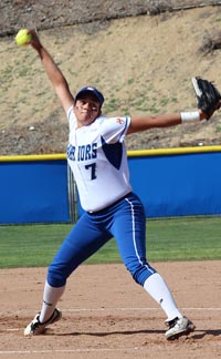 Westlake's Meehra Nelson averaged nearly two strikeouts per game the last two seasons. Photo: Courtesy school.