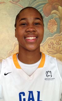 Ayanna Clark of Long Beach Poly and Cal Sparks Gold has committed early to USC. Photo: Harold Abend.