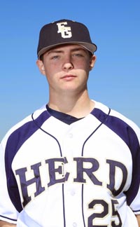 Chris Martin was the top pitcher for Elk Grove and was chosen to the Sacramento Bee All-Metro Team. He will be a top returnee next year for team that will probably be nationally-ranked in the preseason. Photo: John Hull (Elk Grove Corner).