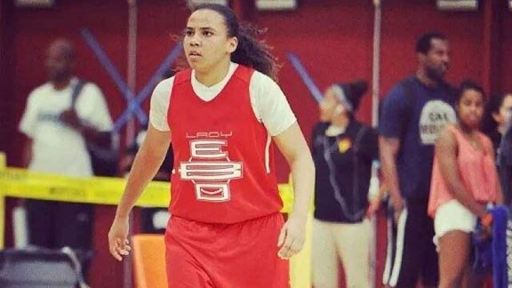 Destiny Littleton knocked down 32 points in one of her first games of the summer viewing period for EBO of San Diego. Photo: Courtesy Marlon Wells.