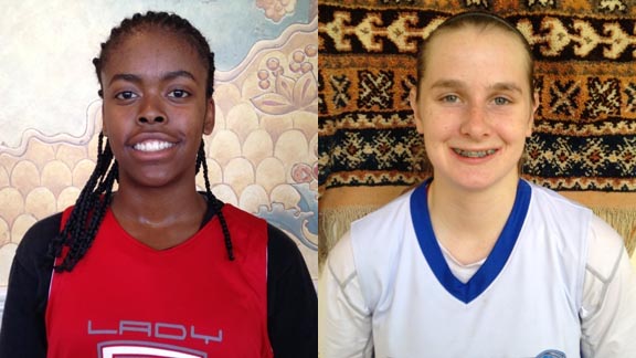 Two players that are making great strides in recent months are senior-to-be Christina Ellis of San Diego Torrey Pines and sophomore Alyssa Fisher of Mission Hills Alemany. Photos: Harold Abend.