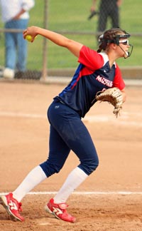 For the last two seasons, Yorba Linda's Paige Von Sprecken has been among the toughest pitchers to face in Orange County. Photo: Courtesy school.