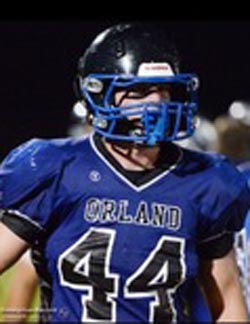 Sutter didn't have all the great small school players in the CIF Northern Section. Orland's Arthur Flynn was a beast on offense and defense. Photo: NCSASports.org.