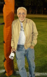 We were able to get Bruce McIntosh out to a game in 2012 in Vacaville between the Bulldogs and Marin Catholic.