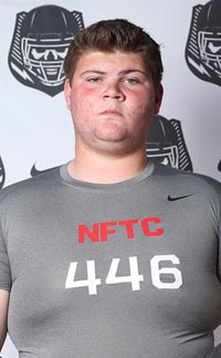 Oaks Christian's offensive line should be in good shape with Duke-bound Reno Rosene among the returnees. Photo: Student Sports.