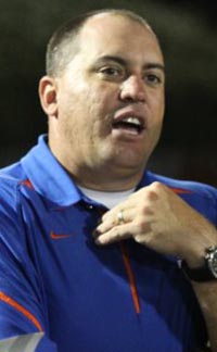 Bishop Gorman head coach Tony Sanchez has built program that is going for multiple national rankings championships. Photo: Willie Eashman.