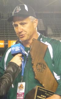 Helix coach Troy Starr and his team will play unbeaten El Capitan on Friday in matchup that will have implications in two separate bowl divisions not to mention the San Diego Open Division and Division II playoff seedings. Photo: Ronnie Flores.