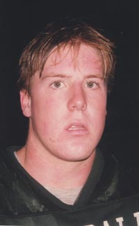 We have been snapping mug shots at the end of games for more than 20 years. From 1997, here is one of Concord De La Salle linebacker Justin Alumbaugh, who became the school's head coach for the 2013 season. Photo: Mark Tennis.
