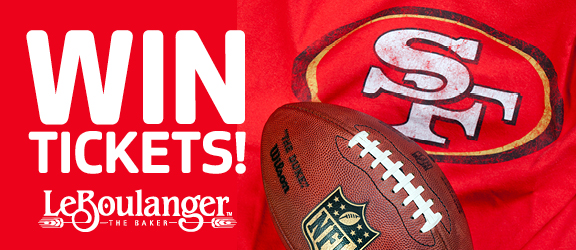 CLICK HERE for all the info on how to win free tickets to Levi's Stadium to see the 49ers.