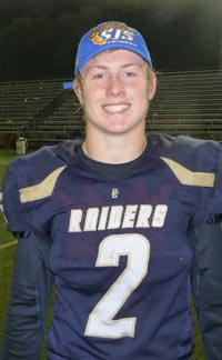 Justin Rice had a 300-yard rushing game for Central Catholic in last year's NorCal D4 bowl game. Photo: Mark Tennis.