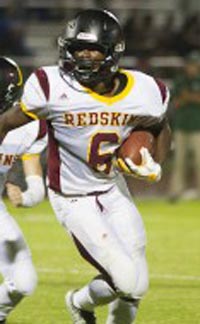 Tulare running back Romello Harris is following up a strong sophomore season with an even stronger junior campaign. Photo: CentralValleyFootball.com.
