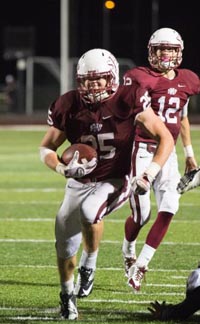 Ben Burr-Kirven of Sacred Heart Prep scores in CCS Open Division title game win last season over Bellarmine. Photo: Roger Chen/Prep2Prep.com.