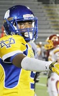 Davir Hamilton is a junior receiver from Verbum Dei of Los Angeles with D1 college offers. Photo: Twitter.com.