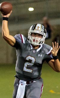 JSerra QB Nick Robinson already has been named co-MVP of the Trinity League with St. John Bosco's Josh Rosen. Photo: Craig Takata/OCSidelines.com.